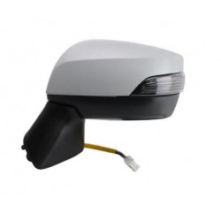 Specchietto retrovisore elettrico termico ribaltabile con freccia verniciabile 9 pin guida - sx