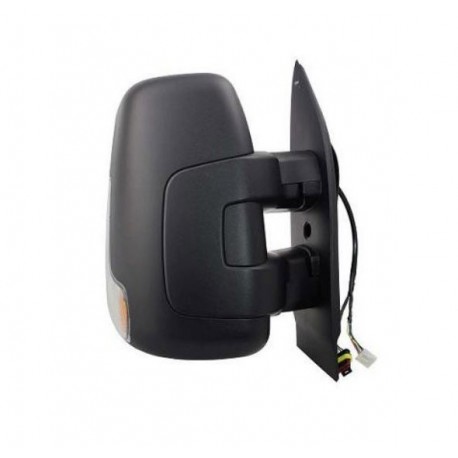 Specchietto retrovisore elettrico termico bracc io corto con freccia bianco passeggero - dx
