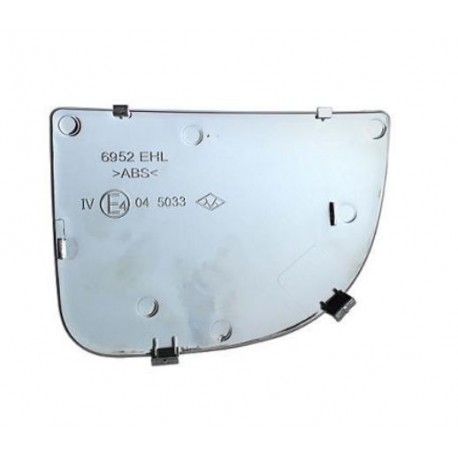 Piastra specchietto retrovisore inferiore con vetro guida - sx