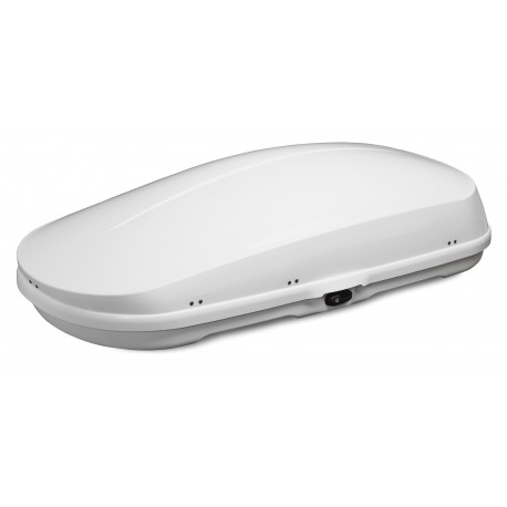 WB751 Box tetto portapacchi 400 lt 180x43x89 compatto bianco lucido