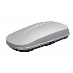 WB751 Box tetto portapacchi 400 lt 180x43x89 compatto argento lucido