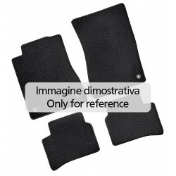 Set tappeti su misura in moquette nero Opel Astra K 5p 11/2015 in poi