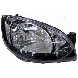 Faro proiettore H4 parabola nera passeggero - dx