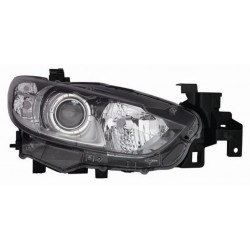 Faro proiettore H4 parabola nera passeggero - dx