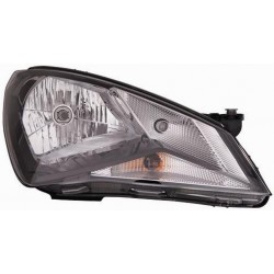 Faro proiettore H4 parabola nera passeggero - dx
