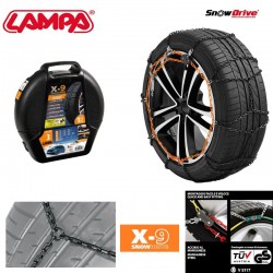 X-9 Catene da neve 9 mm in manganese per auto gruppo 7