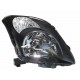 Faro proiettore H4 parabola nera passeggero - dx