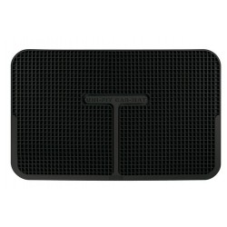 Uni Fit tappetino in pvc nero cm 47x30