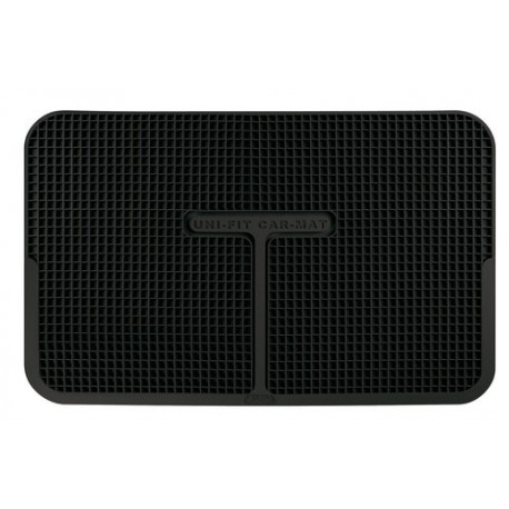 Uni Fit tappetino in pvc nero cm 47x30