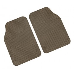 Drena 2 coppia tappeti anteriori universali beige cm 46x68