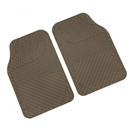 Drena 2 coppia tappeti anteriori universali beige cm 46x68