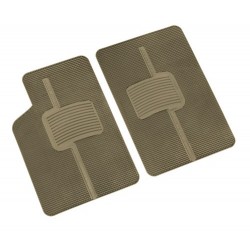 Uni Fit coppia tappeti anteriori in pvc beige cm 70,5x48