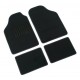 Supra serie tappeti 4 pezzi B nero cm 69x48 + cm 47x30
