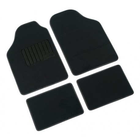 Supra serie tappeti 4 pezzi B nero cm 69x48 + cm 47x30