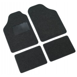 Supra serie tappeti 4 pezzi B Antracite cm 69x48 + cm 47x30