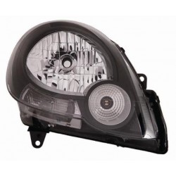 Faro proiettore H4 parabola nera passeggero dx