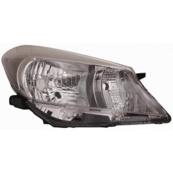 Faro proiettore H4 parabola nera versione Kioto passeggero - dx