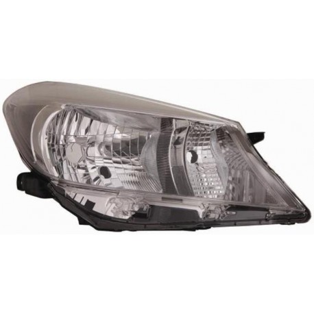 Faro proiettore H4 parabola nera versione Kioto passeggero - dx