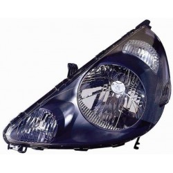 Faro proiettore H4 parabola nera versione Stanley guida - sx