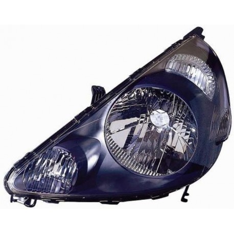 Faro proiettore H4 parabola nera versione Stanley guida - sx