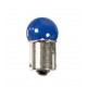 12V Blue Dyed Glass Lampada sferica - R5W - 5W - BA15s - 2 pz in blister