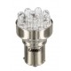 12V Lampada Multi-Led 11 Led - PY21W - BAU15s - 1 pezzo in blister - Arancio