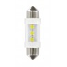 12V Lampada siluro 3 Led - C5W - 10x35 mm - SV8.5-8 - 2 pz in blister - Blu