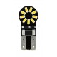 12V Hyper-Led 18 - 18 SMD x 1 chips - T10 - W2.1x9.5d - 2 pz in blister - Bianco - Doppia polarita' - Resistenza incorporata