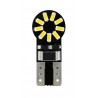12V Hyper-Led 18 - 18 SMD x 1 chips - T10 - W2.1x9.5d - 2 pz in blister - Bianco - Doppia polarita' - Resistenza incorporata