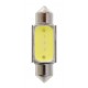 12V Mega-Led 5 - 2 super chips + 3 chips - C5W - 12x36 mm - SV8.5-8 - 1 pezzo in blister - Bianco - Resistenza incorporata