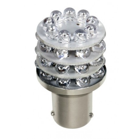 12V Lampada Multi-Led 36 Led - P21W - BA15s - 1 pezzo in blister - Bianco