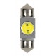 12V Hyper-Led 2 - 1 SMD x 2 chips - 10x31 mm - SV8.5-8 - 1 pezzo in blister - Bianco