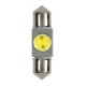 12V Hyper-Led 2 - 1 SMD x 2 chips - C5W - 10x36 mm - SV8.5-8 - 1 pezzo in blister - Bianco
