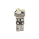 12V Hyper-Led 3 - 3 SMD x 1 chip - T5 - W2x4.6d - 2 pz in blister - Bianco - Doppia polarita'