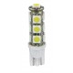 12V Hyper-Led 39 - 13 SMD x 3 chips - T10 - W2.1x9.5d - 2 pz in blister - Bianco - Doppia polarita'