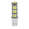 12V Hyper-Led 39 - 13 SMD x 3 chips - T10 - W2.1x9.5d - 2 pz in blister - Bianco - Doppia polarita'