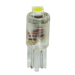 12V Hyper-Led 2 - 1 SMD x 2 chips - T5 - W2x4.6d - 2 pz in blister - Bianco