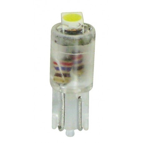 12V Hyper-Led 2 - 1 SMD x 2 chips - T5 - W2x4.6d - 2 pz in blister - Bianco