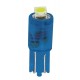 12V Hyper-Led 2 - 1 SMD x 2 chips - T5 - W2x4.6d - 2 pz in blister - Blu