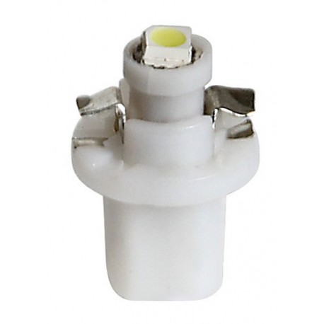 12V Hyper-Led 2 - 1 SMD x 2 chips - B8.5d - 2 pz in blister - Bianco
