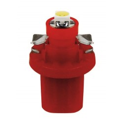 12V Hyper-Led 2 - 1 SMD x 2 chips - B8.5d - 2 pz in blister - Rosso