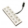 12V Hyper-Led - Pannello 12 Led - 20x60 mm - 1 pezzo in blister - Bianco