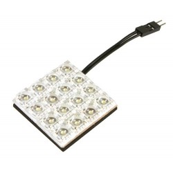 12V Hyper-Led - Pannello 16 Led - 35x35 mm - 1 pezzo in blister - Bianco