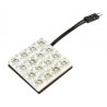 12V Hyper-Led - Pannello 16 Led - 35x35 mm - 1 pezzo in blister - Bianco