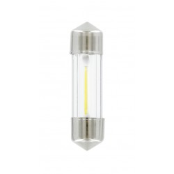 12V Mega-Led 9 - 1 SMD x 9 chips - 8x31 mm - SV8.5-8 - 1 pezzo in blister - Bianco