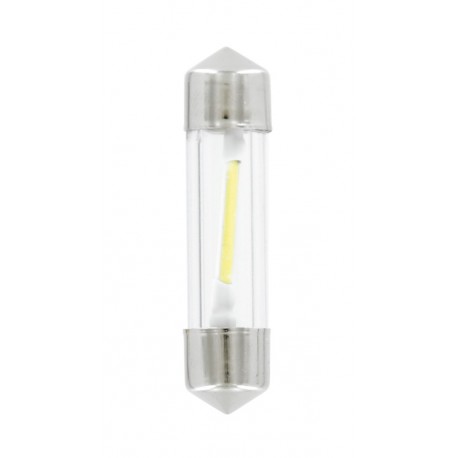 12V Mega-Led 9 - 1 SMD x 9 chips - 8x36 mm - SV8.5-8 - 1 pezzo in blister - Bianco