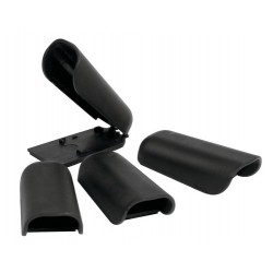 Set 4 covers per proiettori Led - nero