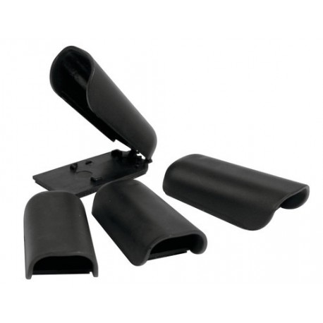 Set 4 covers per proiettori Led - nero