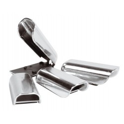 Set 4 covers per proiettori Led - cromo