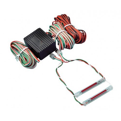 Safety Car Strobo Lights II Kit 2 Lampade stroboscopiche 12V - rosso